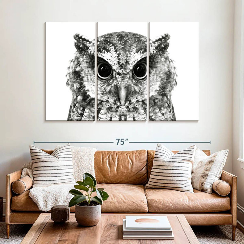 Brampt Bewitching Owl, 42" H x 65" W