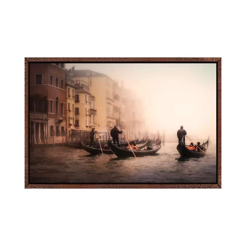 Foggy Venice by Ute Scherhag - Gallery-Wrapped Canvas Giclée on Canvas, 66.04 cm H x 45.72 cm W, Classic Wood Floater Frame