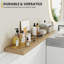Ensemble de 24 tablettes flottantes 24 po, 2 tablettes en chêne rustique-36122395-36122393