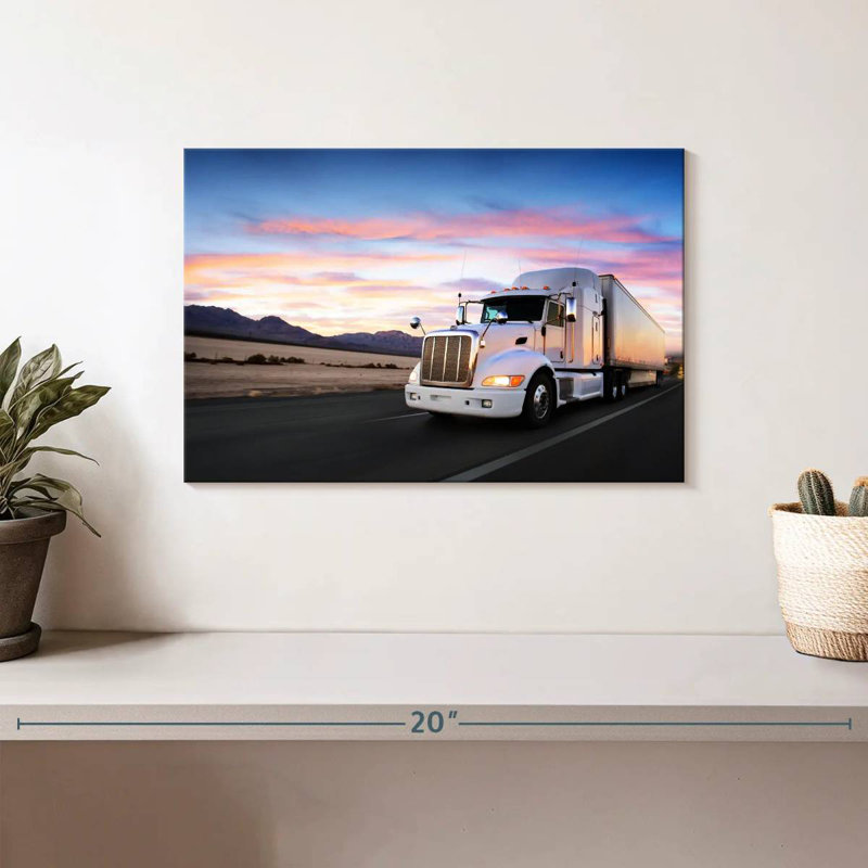 Transport par camion blanc Mehar, H 8 po x l 12 po