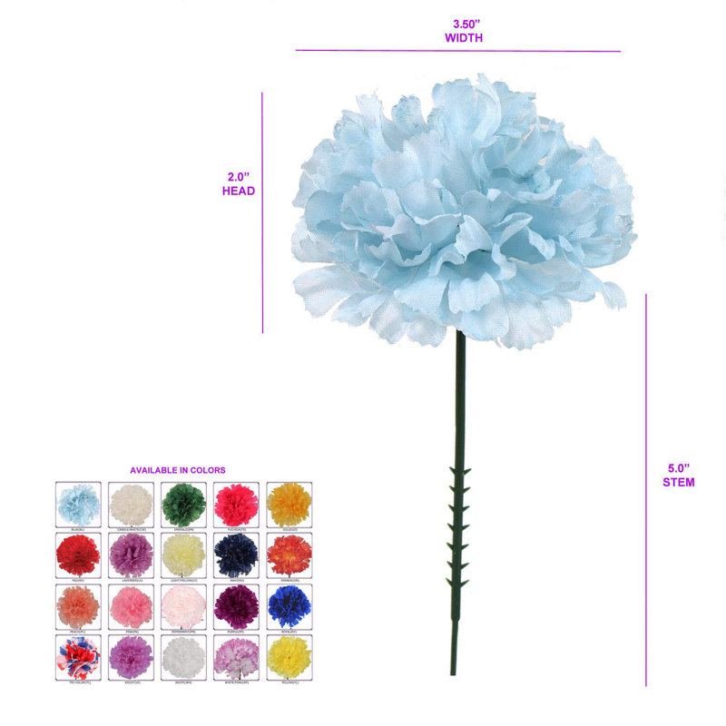Pot de fleurs en soie, bleu