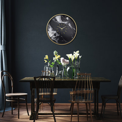 Modern Classic Aluminium Wall Clock