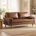 Dark Brown Faux Leather