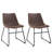 Sanjana Upholstered Counter Stool with Metal Frame-1069045253
