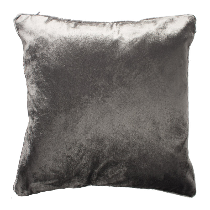 Swain Square Cushion Cover, 60cm x 60cm, Charcoal Grey