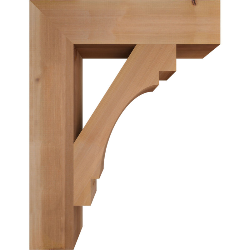 Support Merced Block, Cèdre rouge de l'Ouest (lisse), H 34 po x l 6 po x P 26 po