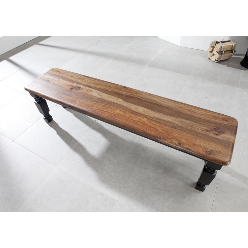 New Boston Solid Wood Bench, H45 x W130 x D40cm
