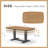 Adjustable Height 63''x 35''Outdoor Dining  Table