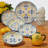 Lemonade Set Of 4 Canape Plates, 6" Asst.