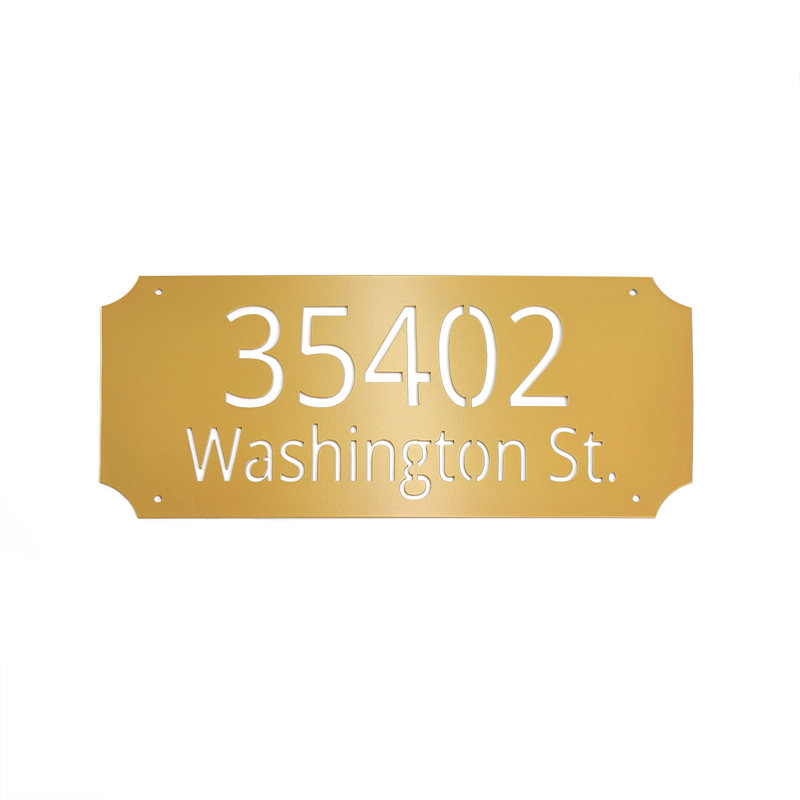 Front Plate Only Princeton Two Line Wall Mount, Gold