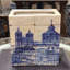 Vase de table rectangulaire en porcelaine