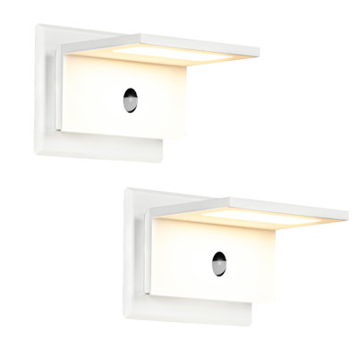 Applique murale d'extérieur à DEL avec applique murale et détecteur de mouvement