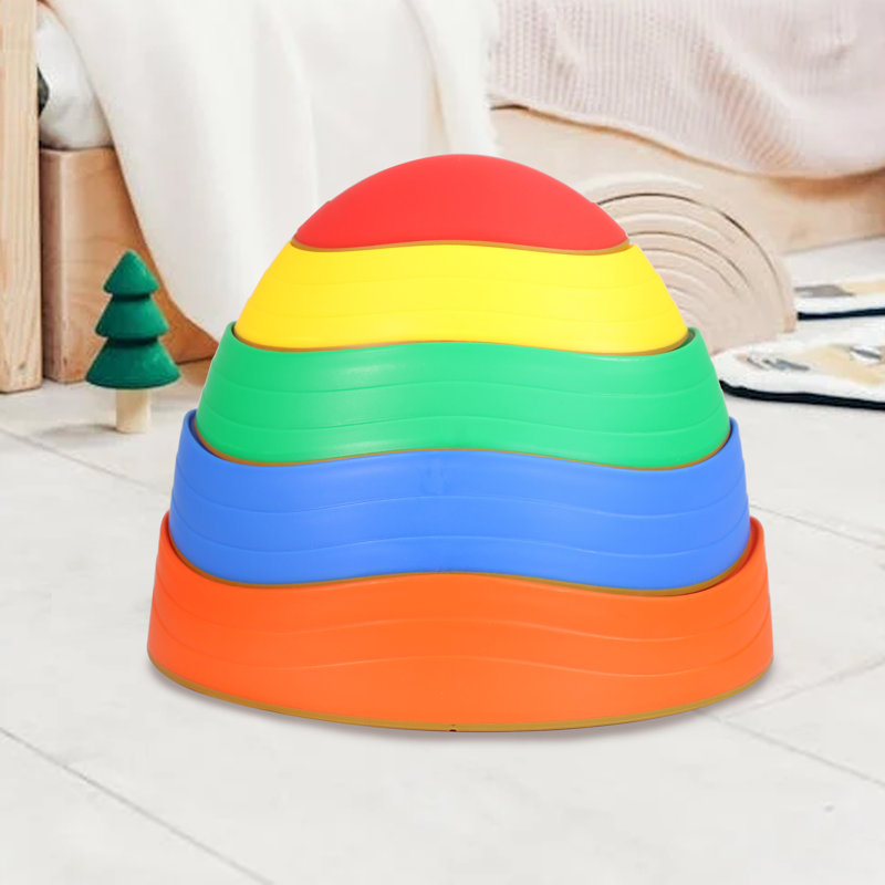 5 pièces de marches d'équilibre colorées