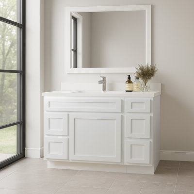 48'' Single Bathroom Vanity Base Only