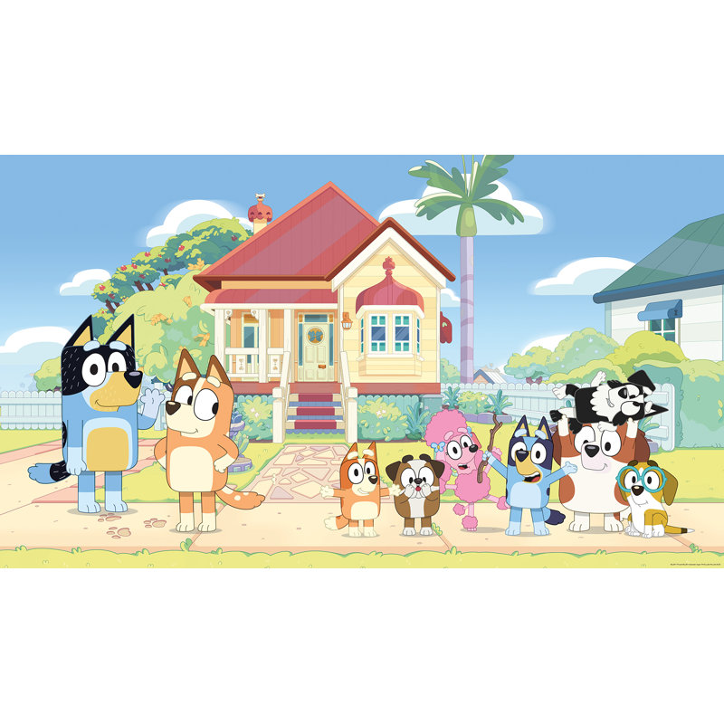 Adhésif mural Bluey Friends & Family
