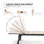 Chaise longue inclinable 66,15 po avec table-88999371