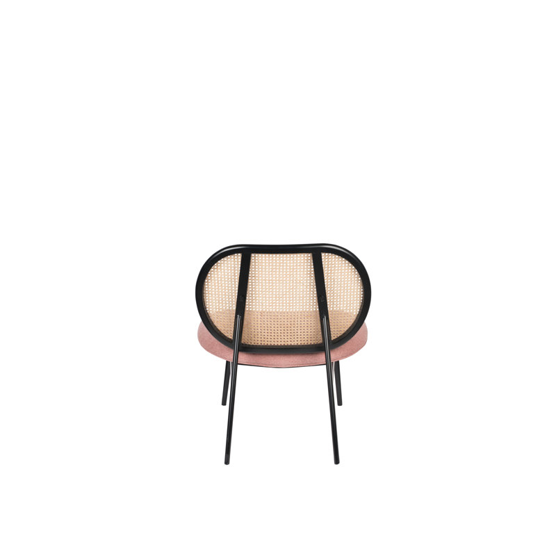 Spike Lounge Chair, Pink Polyester