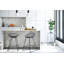 Steel Bar Stool with Steel Frame-410479480