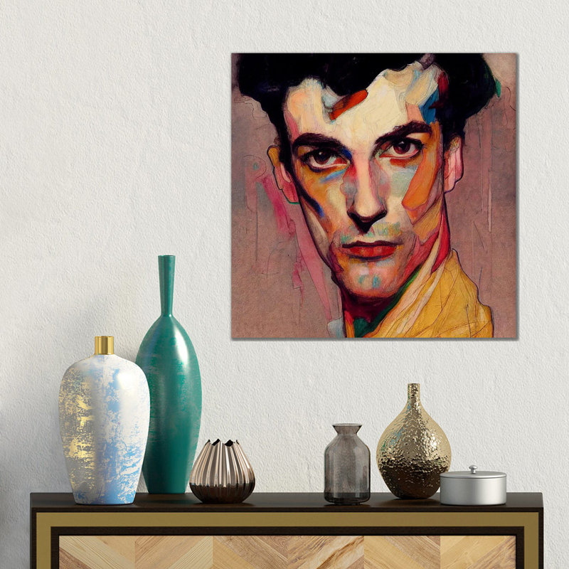 Orange May, 2023 1 Piece Wall Art on Canvas, 45.72cm H x 45.72cm W