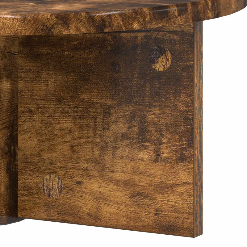 Floating Shelf, 19cm H x 38cm W x 19cm D, Smoked Oak