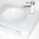 Eviva 18.5'' White Stone Circular Bathroom Sink with Overflow