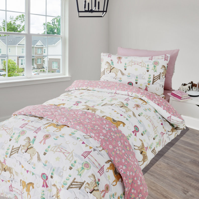 Beudan Horse Duvet Cover Set, Double - 2 Standard Pillowcases
