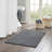 Lasso Charcoal 100% Cotton Chenille Chain Stitch Non-Slip 24x40'' Bath Rug-334745807-334745805
