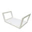 Plateau de table pliable pour ordinateur portable Odila, 21 x 14 x 10,5 po, plateau de service pour le petit déjeuner avec pieds pliables, pour travailler, lire et écrire, télé