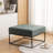 Cattibrie Leather Upholstered Square Ottoman-1863847719