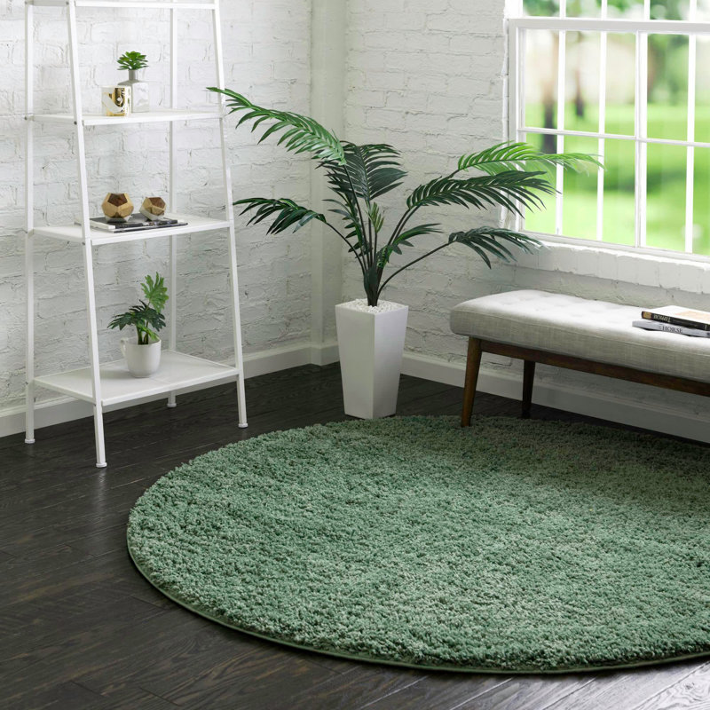 Tapis vert Lizeth, Rond 10 pi 2 po