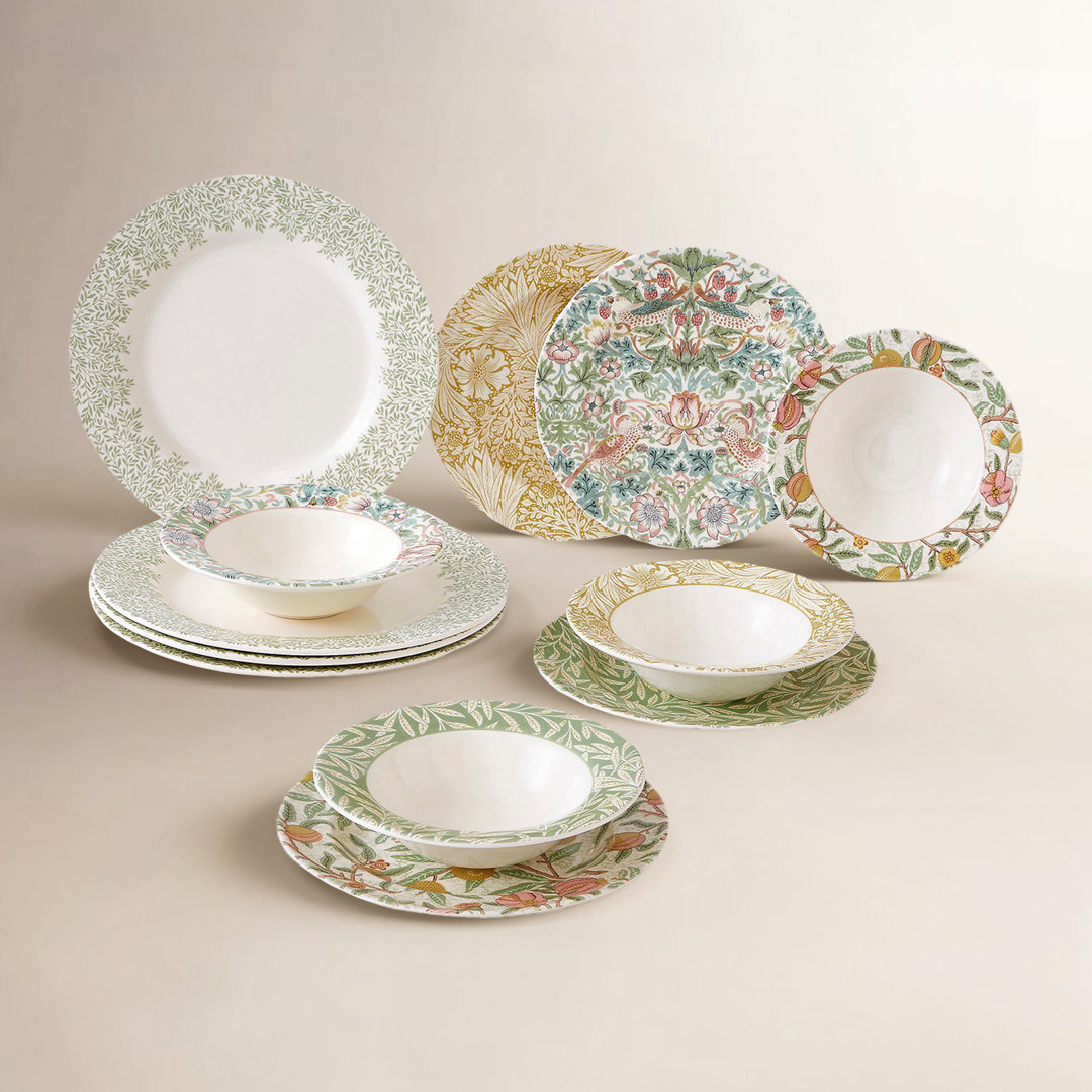 Spode Morris & Co 12 Piece Set Spode