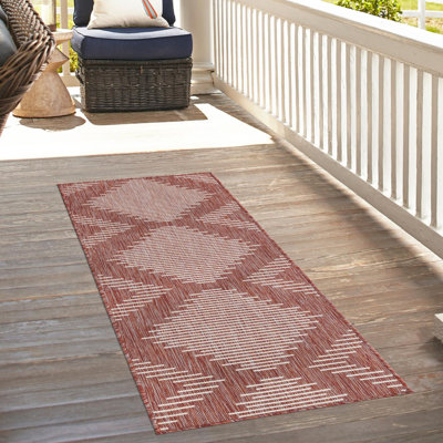 Tapis d'extérieur couleur iris brique