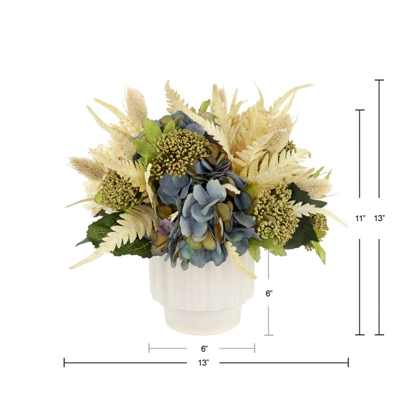 Fall Wreath and Floral Arrangement Bundle