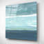 «Teal Horizon II» par Rob Delamater, art mural en verre acrylique-801434217