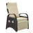 Sahiba Outdoor Recliner Patio Chair with Cushion-2007571043