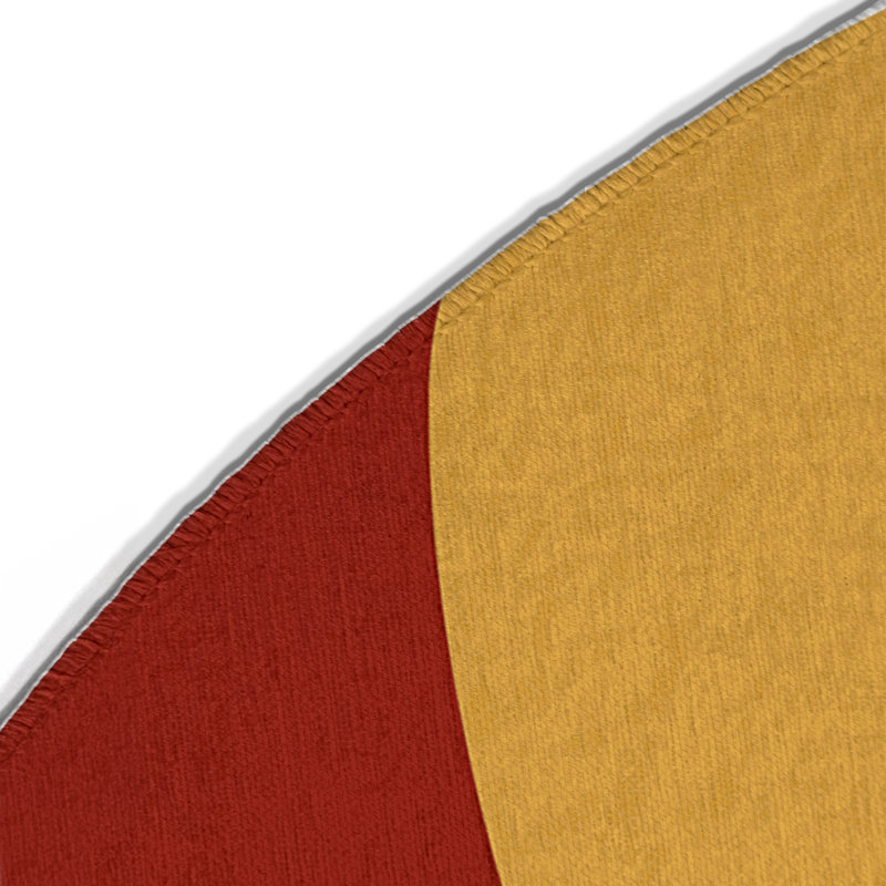 Tapis intérieur et extérieur Retro Stomp, Rond 5 pi