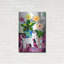 Art mural en métal «White Kitty and Flowers» par Holly McGee par Red Barrel Studio®-1586660365