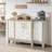 55"W Modern Sideboard Buffet with Adjustable Shelves
