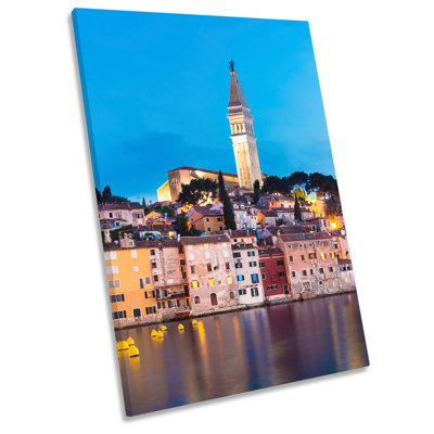 Rovinj Town Croatia - Wrapped Canvas Print