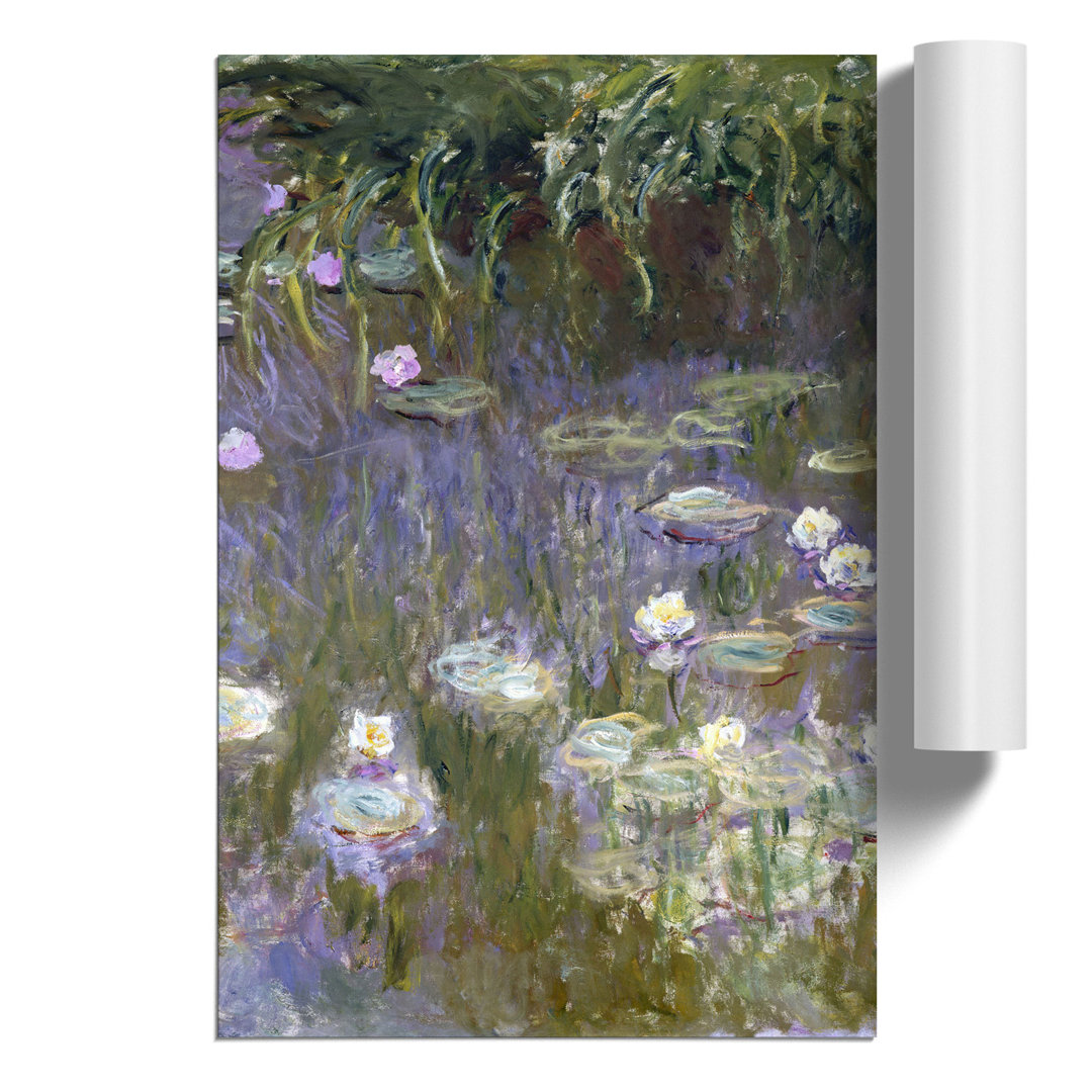 Water Lilies Lily Pond Vol.25 by Claude Monet - Unframed Painting