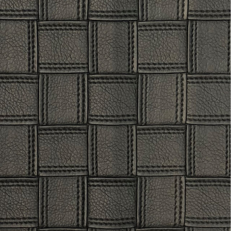 Coussin décoratif de luxe réglisse, 24 po x 24 po