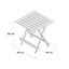 Drexell Square Outdoor Side Table - 44 cm W 44 cm D-36561882