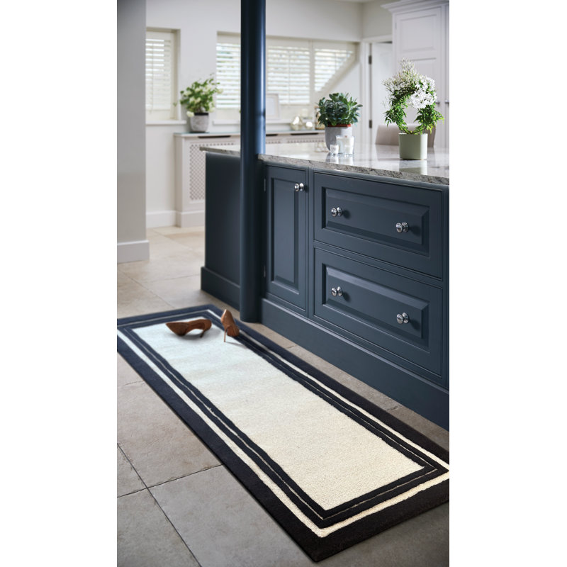 Benzley Wool Hand Woven Area Rug, Runner 67 x 200cm