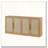 67" Rattan 4-Door Buffet Cabinet