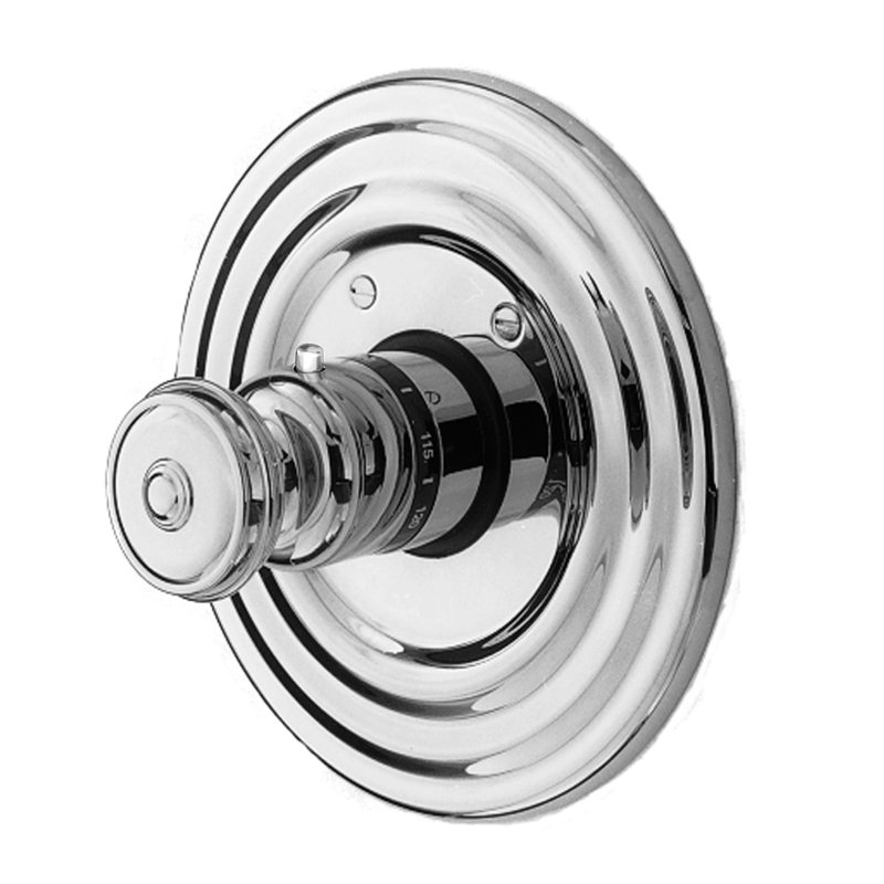 Seaport 3/4" Round Thermostatic Trim Plate With Handle