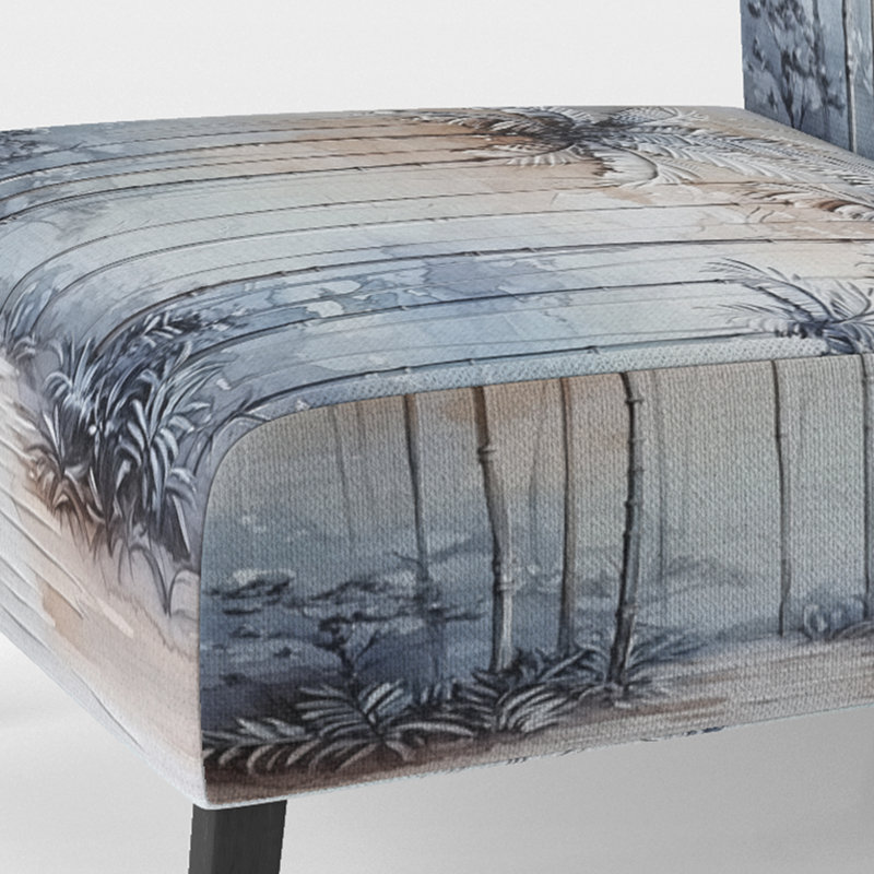 Fauteuil de chambre Palm Trees, Slipper Armless