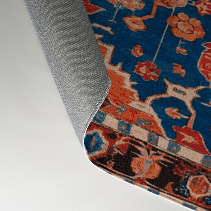 Tapis gris d'intérieur et d'extérieur Tabriz