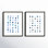 Blue Dot. Set Of 2 by Andrea Stokes