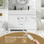 Base de meuble-lavabo double 48 po seulement, lavabo non inclus-105762692