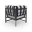 Chaise de patio modulaire d'extérieur Oltjana avec coussins Sunbrella-124235846